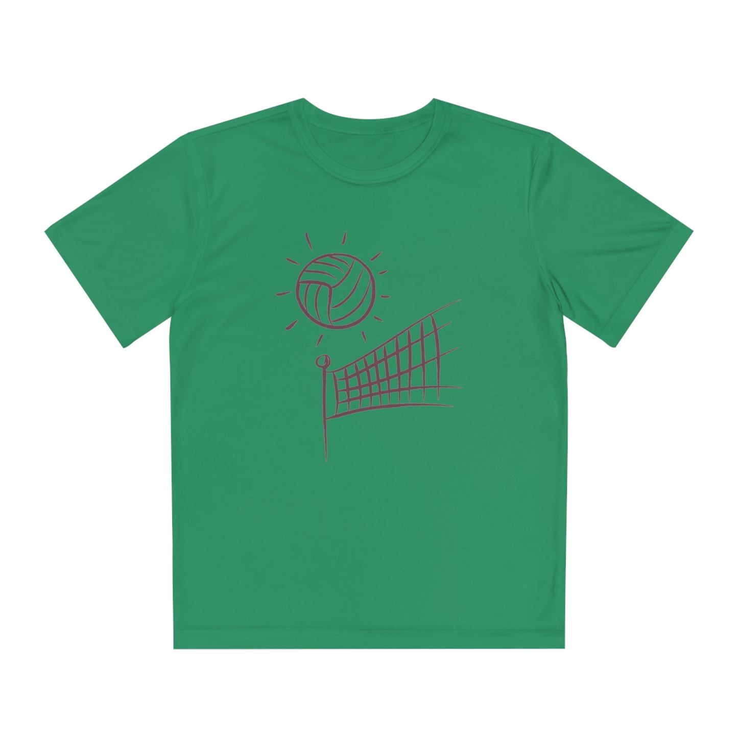 Youth Competitor Tee #1: Volleyball 