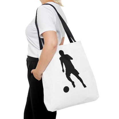 Tote Bag: Soccer White