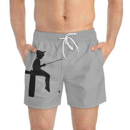 Swim Trunks: Fishing Lite Grey