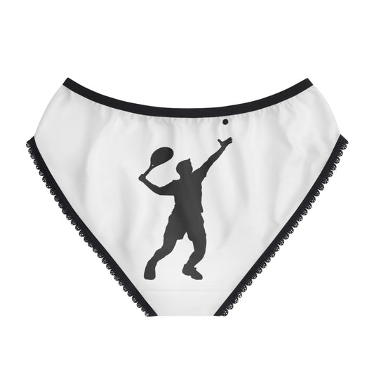 Women's Briefs: Tennis White