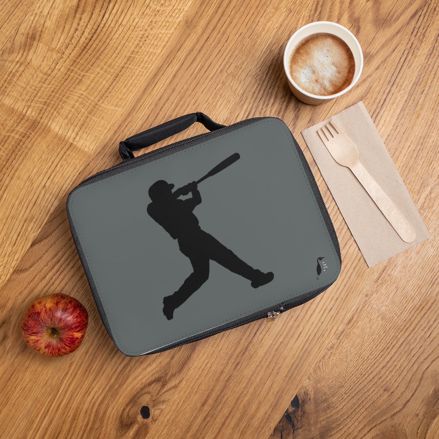 Lunch Bag: Baseball Dark Grey