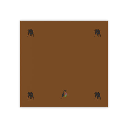 Post-it® Note Pads: Basketball Brown