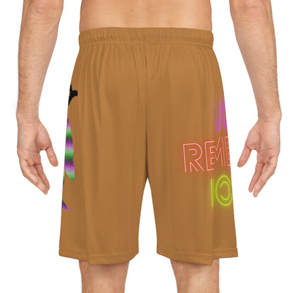 Basketball Shorts: Lost Remember Honor Lite Brown