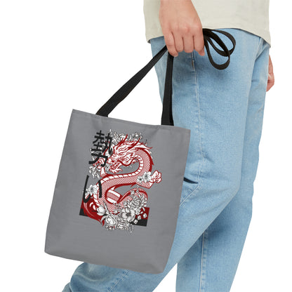 Tote Bag: Dragons Grey