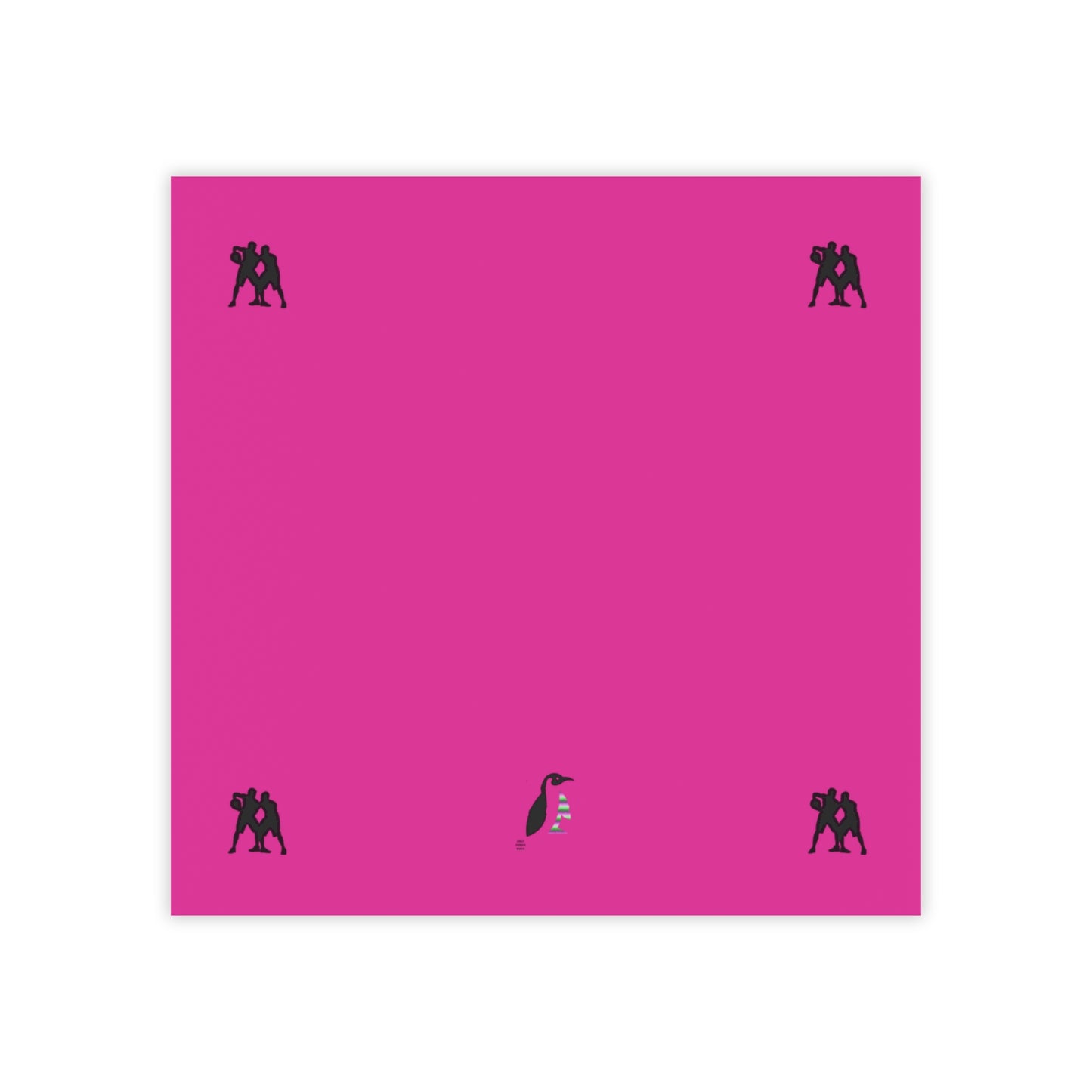 Post-it® Note Pads: Basketball Pink