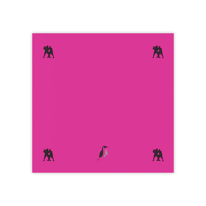 Post-it® Note Pads: Basketball Pink