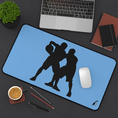 Desk Mat: Basketball Lite Blue