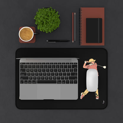 Desk Mat: Golf Black