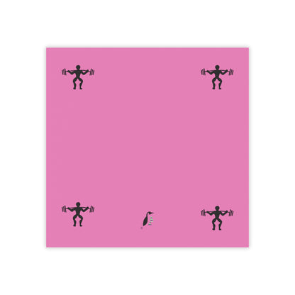 Post-it® Note Pads: Weightlifting Lite Pink