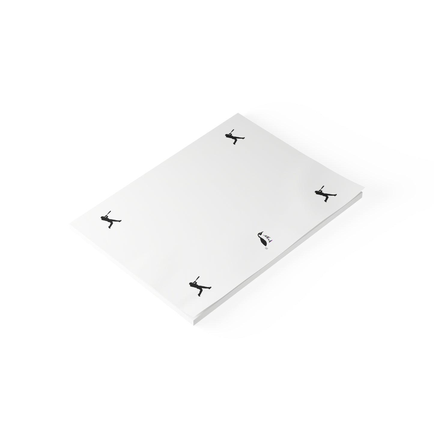 Post-it® Note Pads: Baseball White