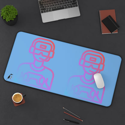 Desk Mat: Gaming Lite Blue