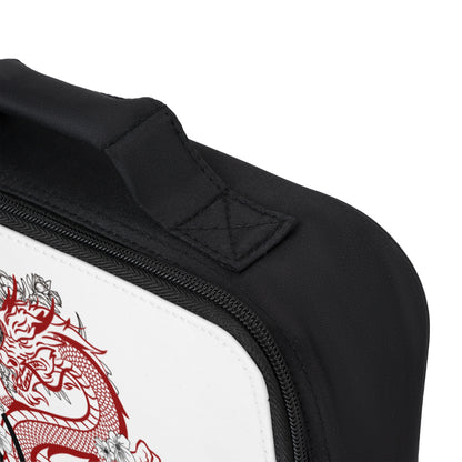 Lunch Bag: Dragons White