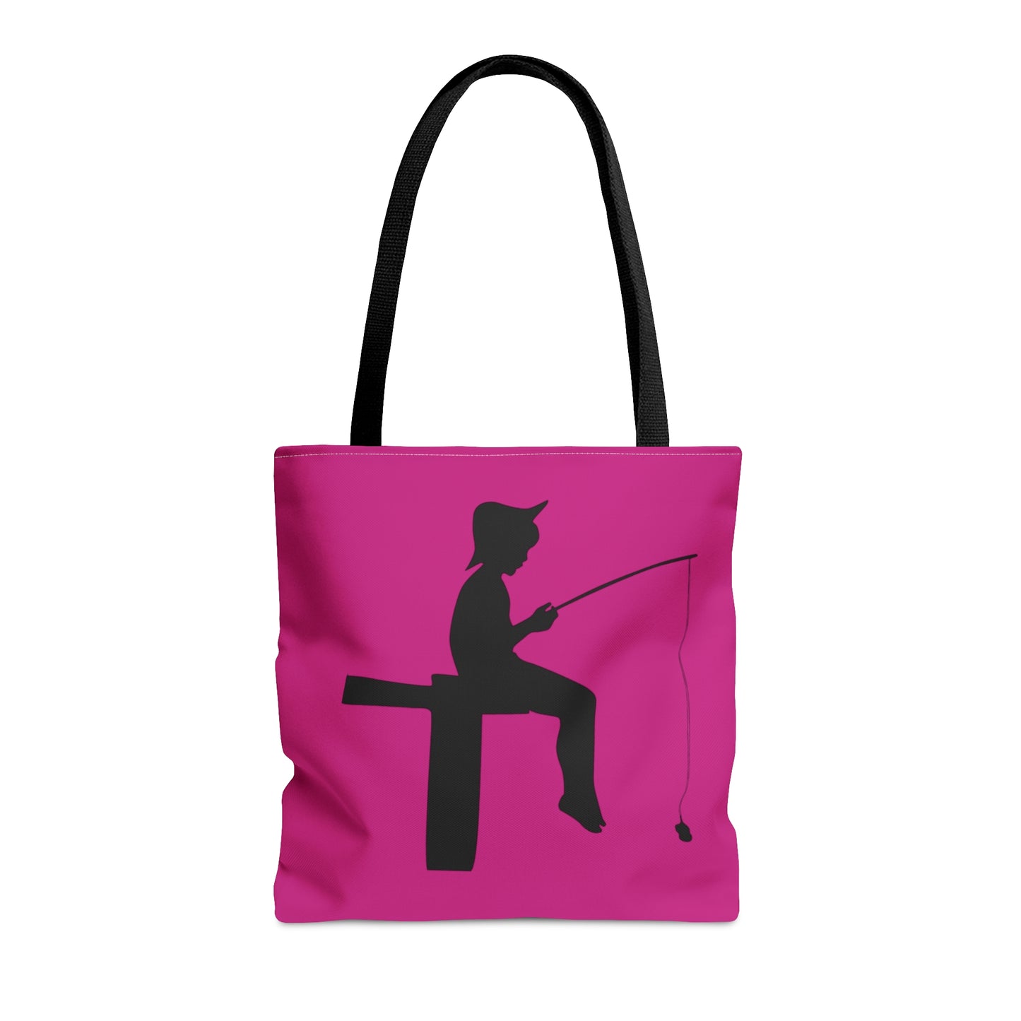 Tote Bag: Fishing Pink