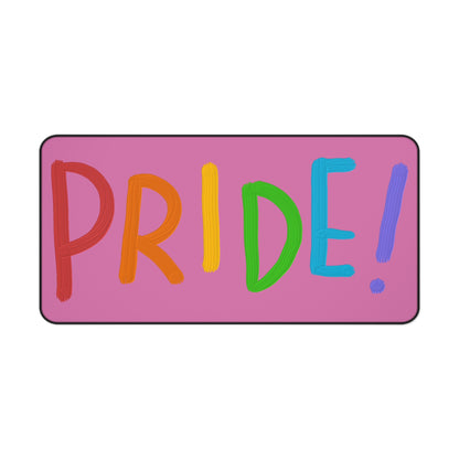 Desk Mat: LGBTQ Pride Lite Pink