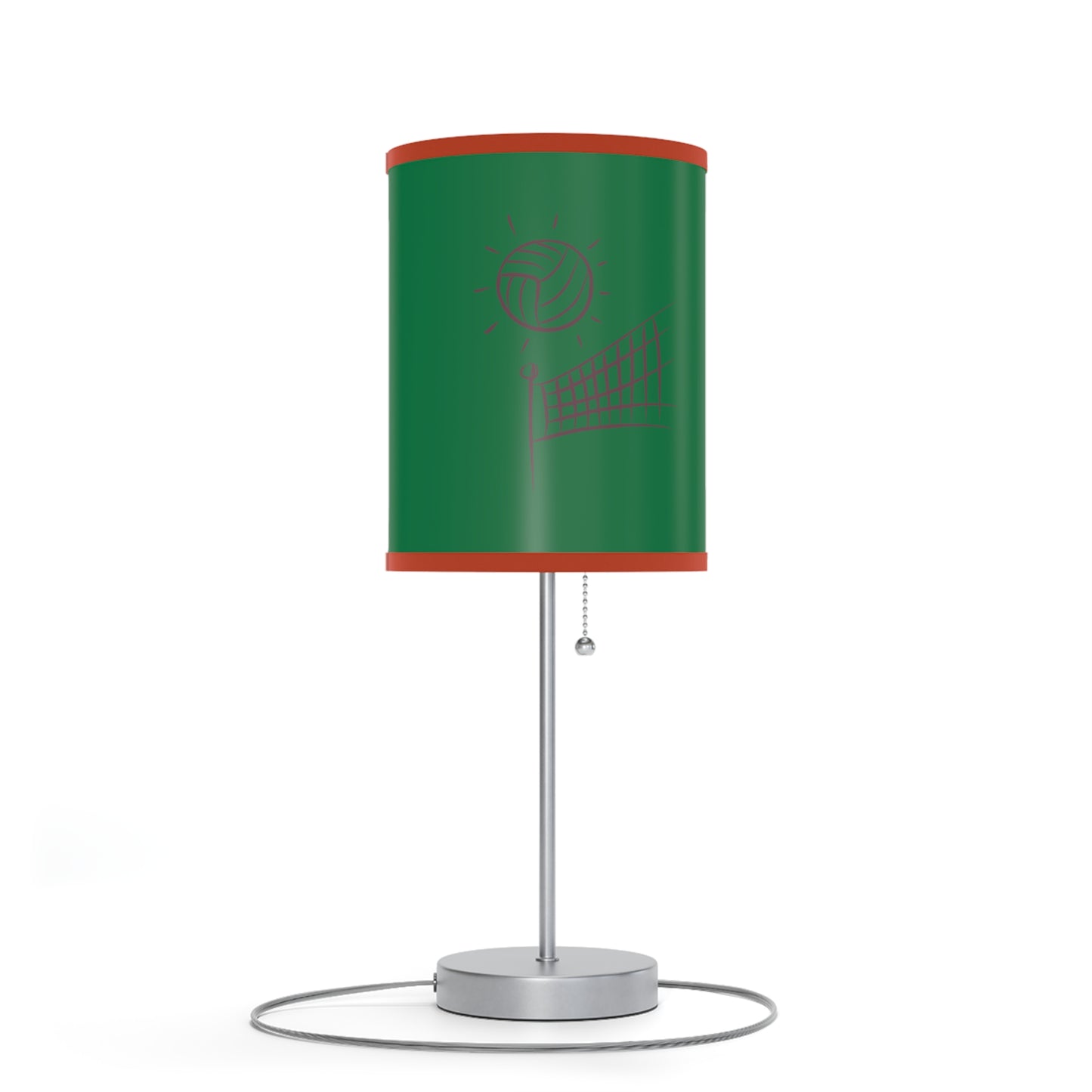 Lamp on a Stand, US|CA plug: Volleyball Dark Green