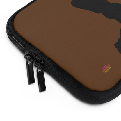 Laptop Sleeve: Baseball Brown