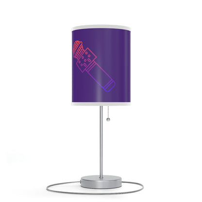 Lamp on a Stand, US|CA plug: Music Purple