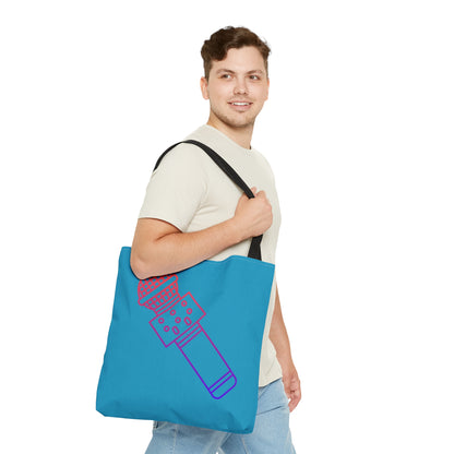 Tote Bag: Music Turquoise