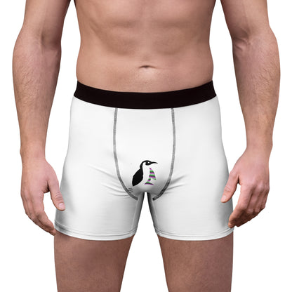 Men's Boxer Briefs: Music White