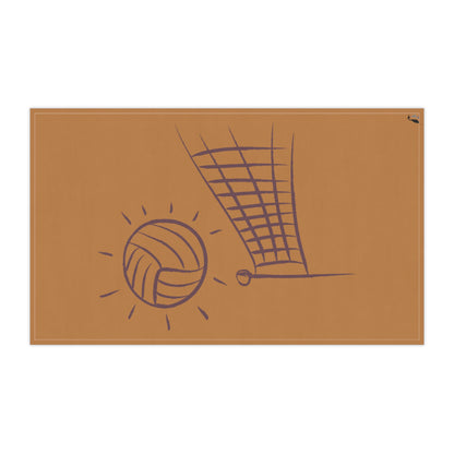 Kitchen Towel: Volleyball Lite Brown