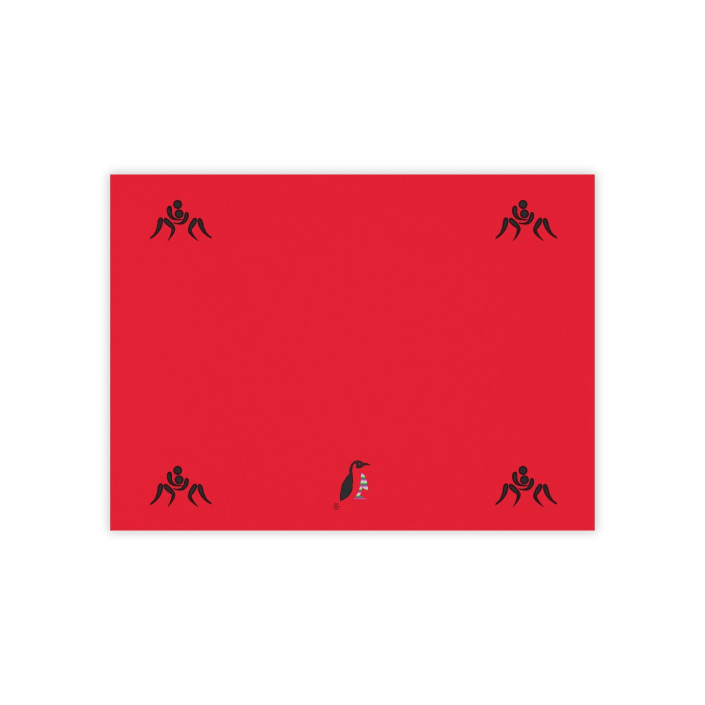 Post-it® Note Pads: Wrestling Dark Red