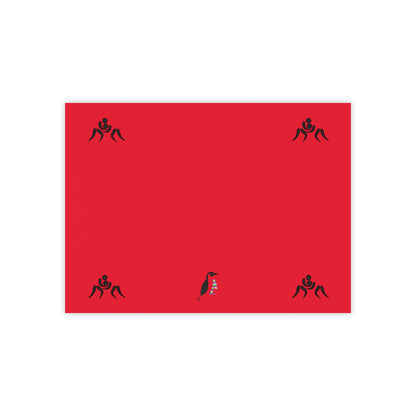 Post-it® Note Pads: Wrestling Dark Red