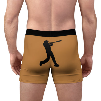 Men's Boxer Briefs: Baseball Lite Brown