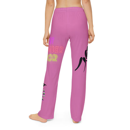 Kids Pajama Pants: Wrestling Lite Pink