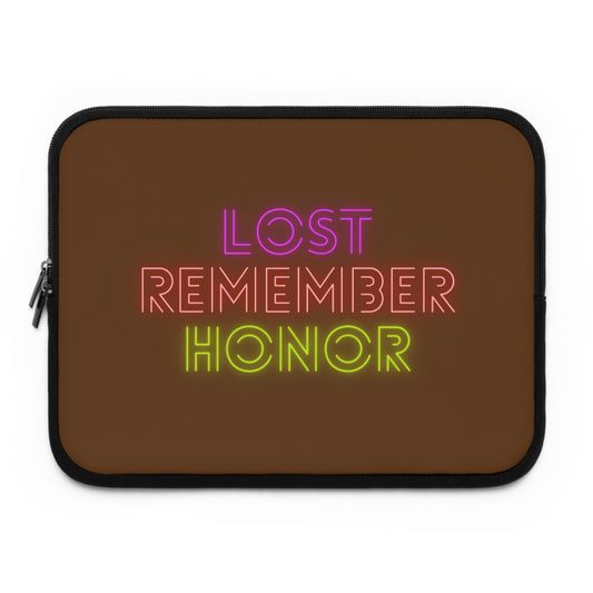 Laptop Sleeve: Lost Remember Honor Brown