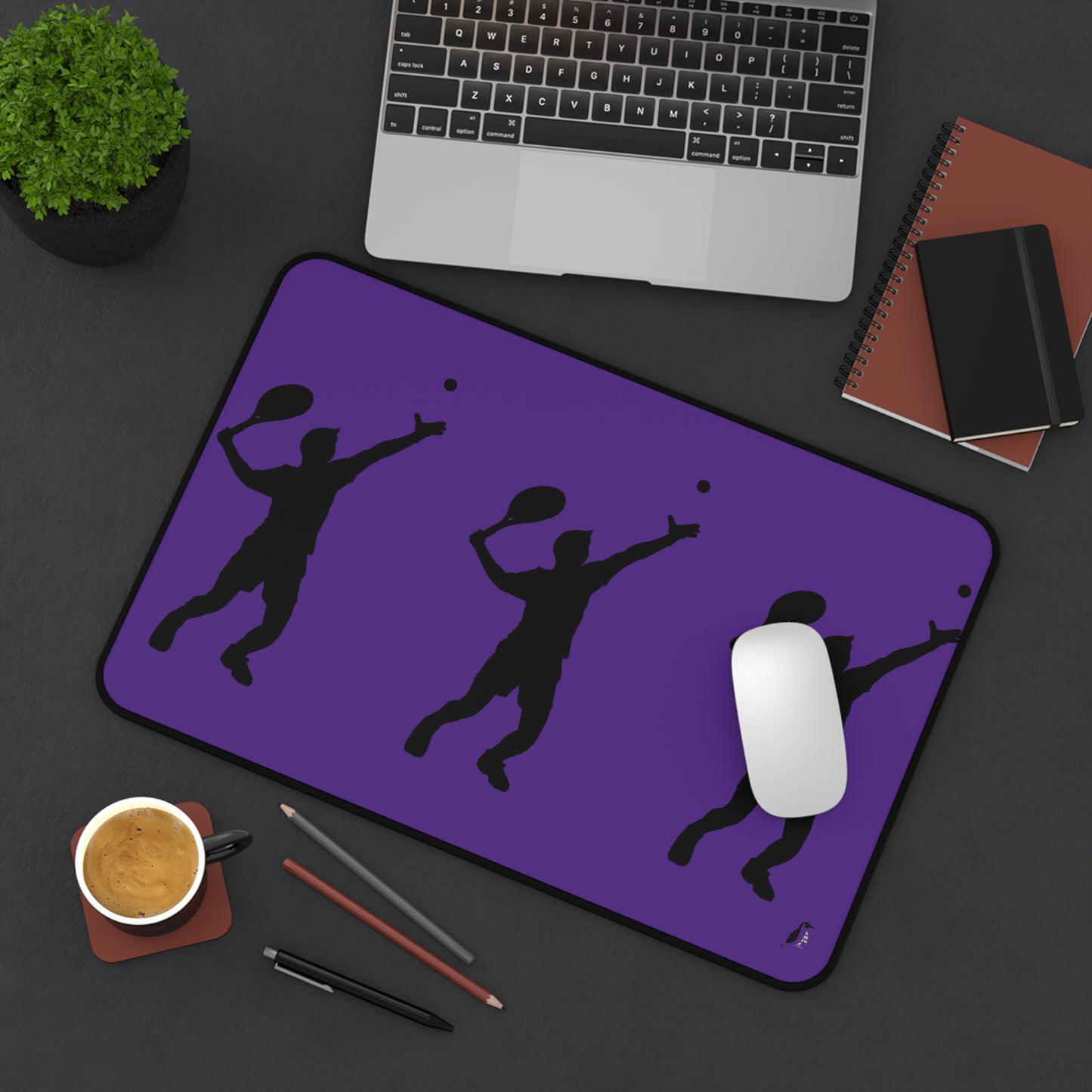 Desk Mat: Tennis Purple