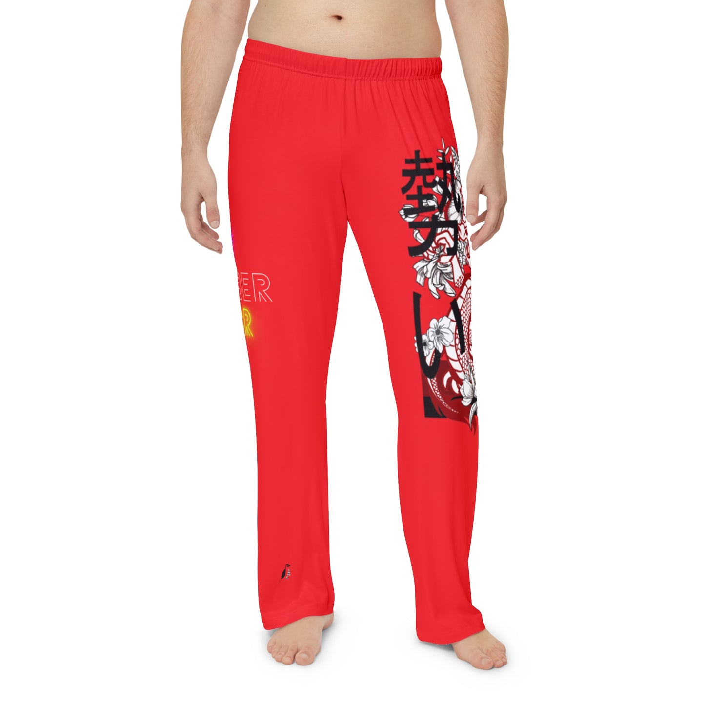 Men's Pajama Pants: Dragons Red