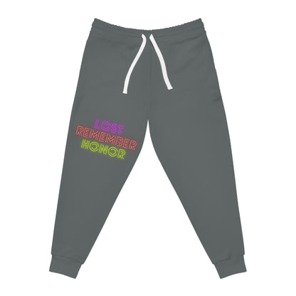 Athletic Joggers: Lost Remember Honor Dark Grey