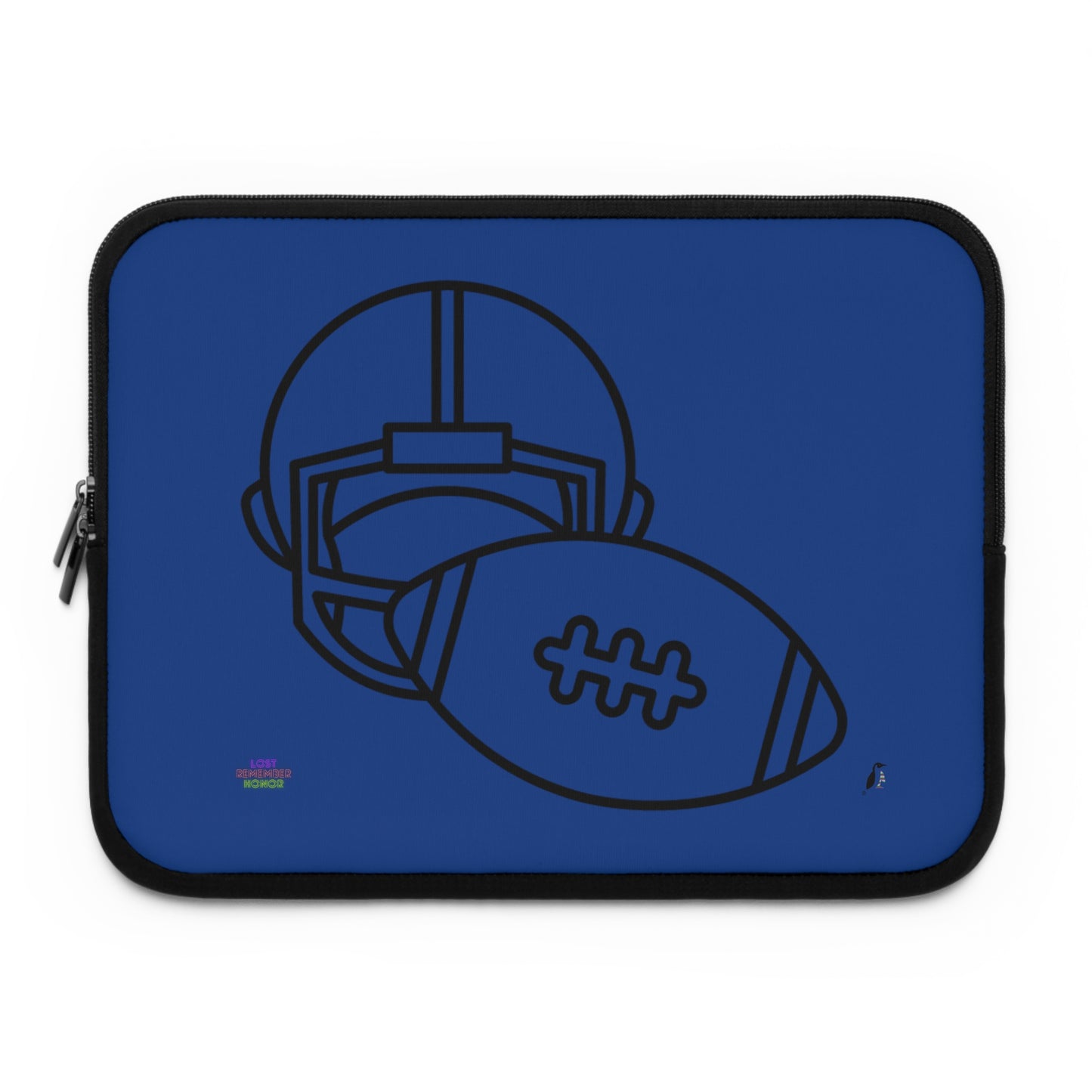 Laptop Sleeve: Football Dark Blue