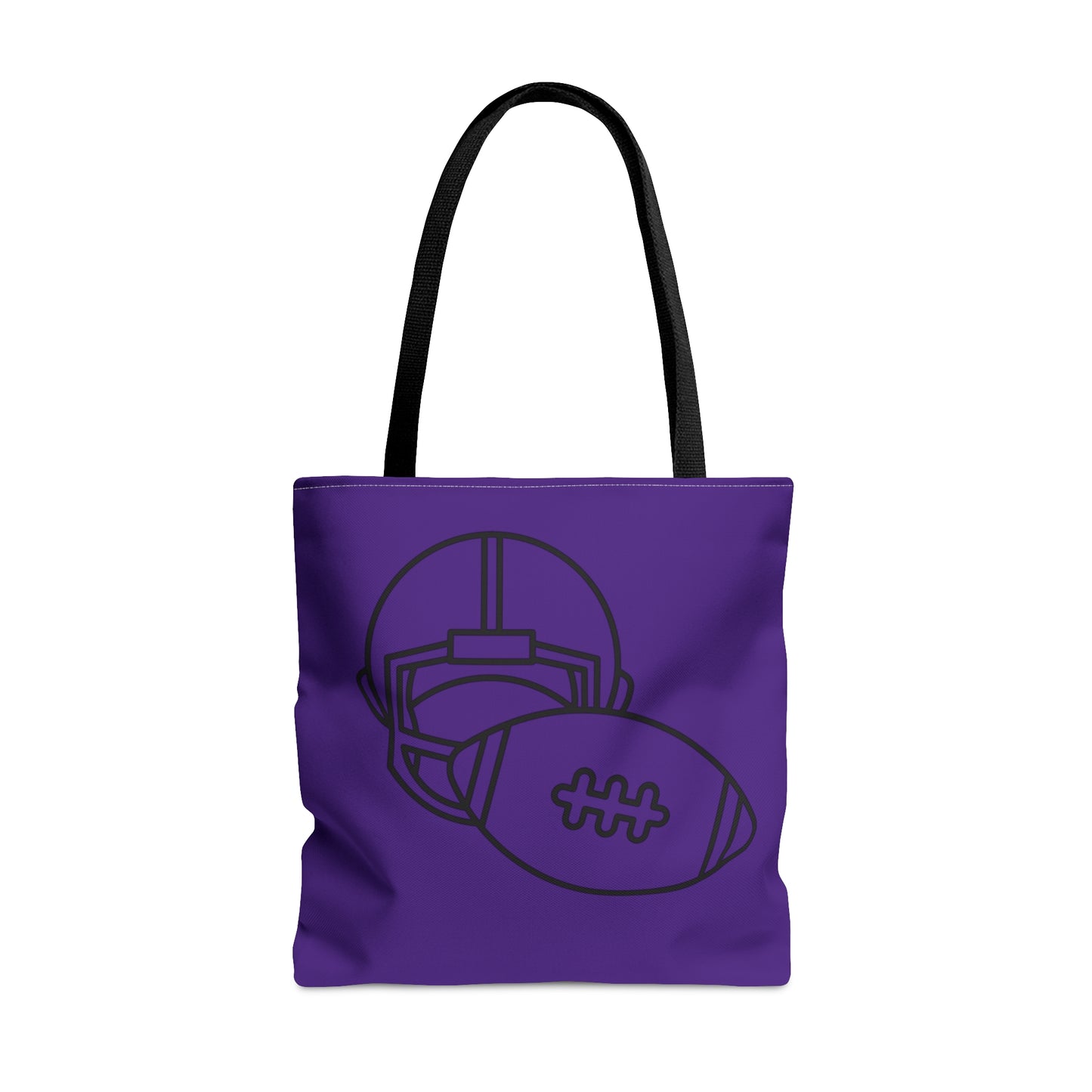 Tote Bag: Football Purple